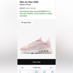 Gift didn’t fit New (no box) Nike 2090